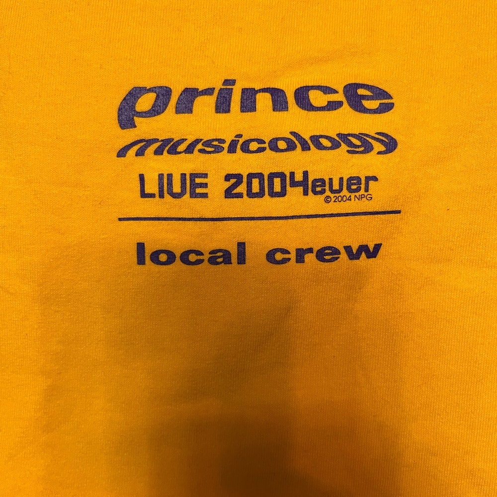 Prince Musicology Tour T-Shirt